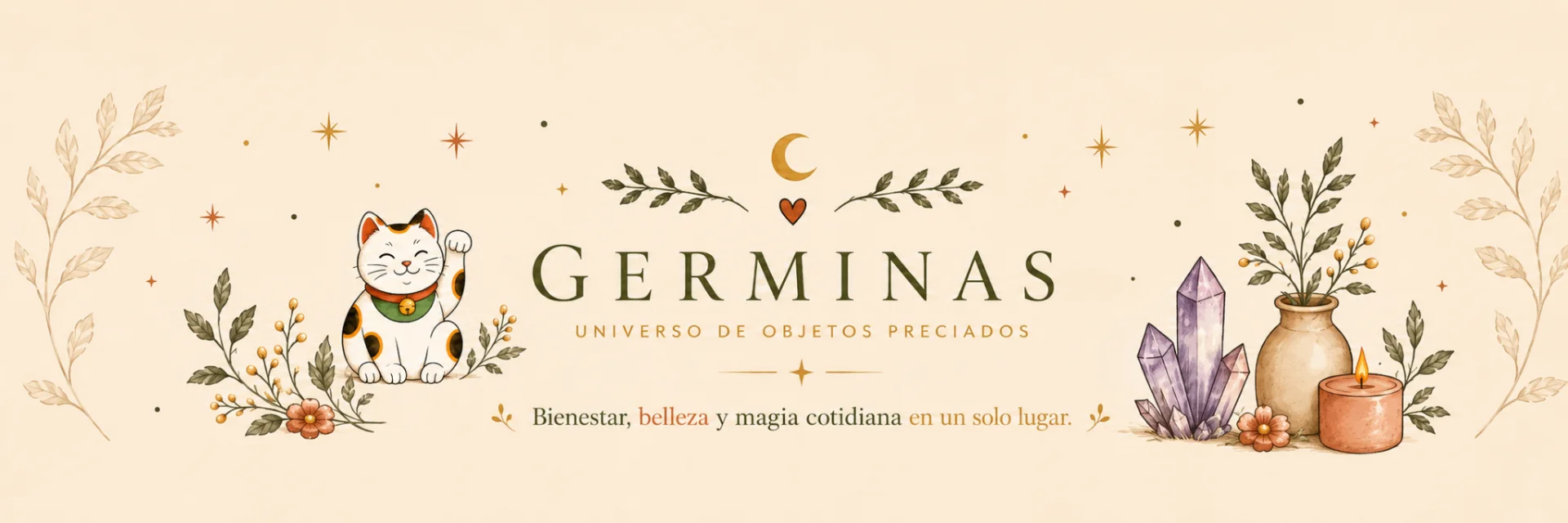 Banner de Gérminas Universo De Objetos Preciados